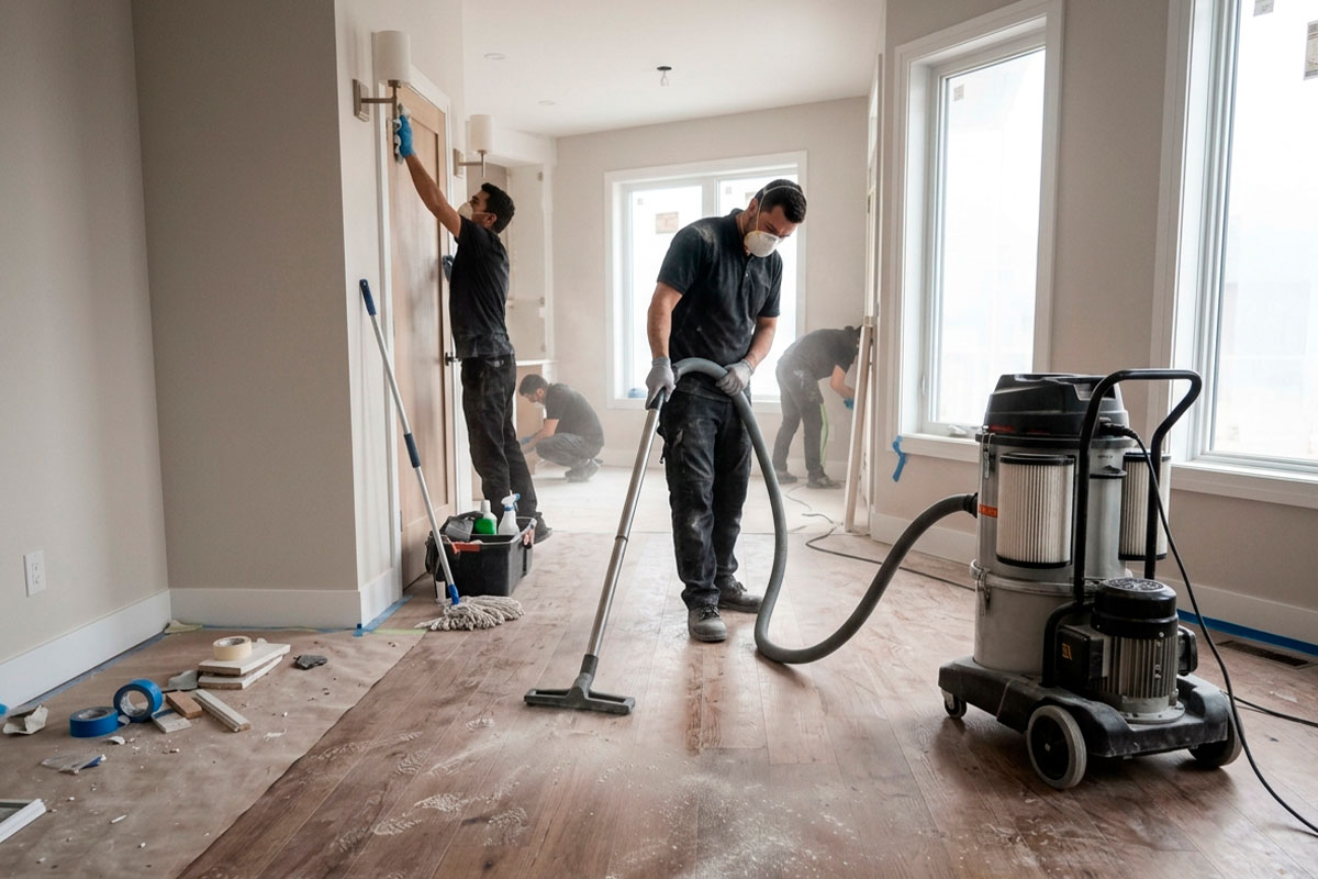 What post-construction cleaning involves for your home