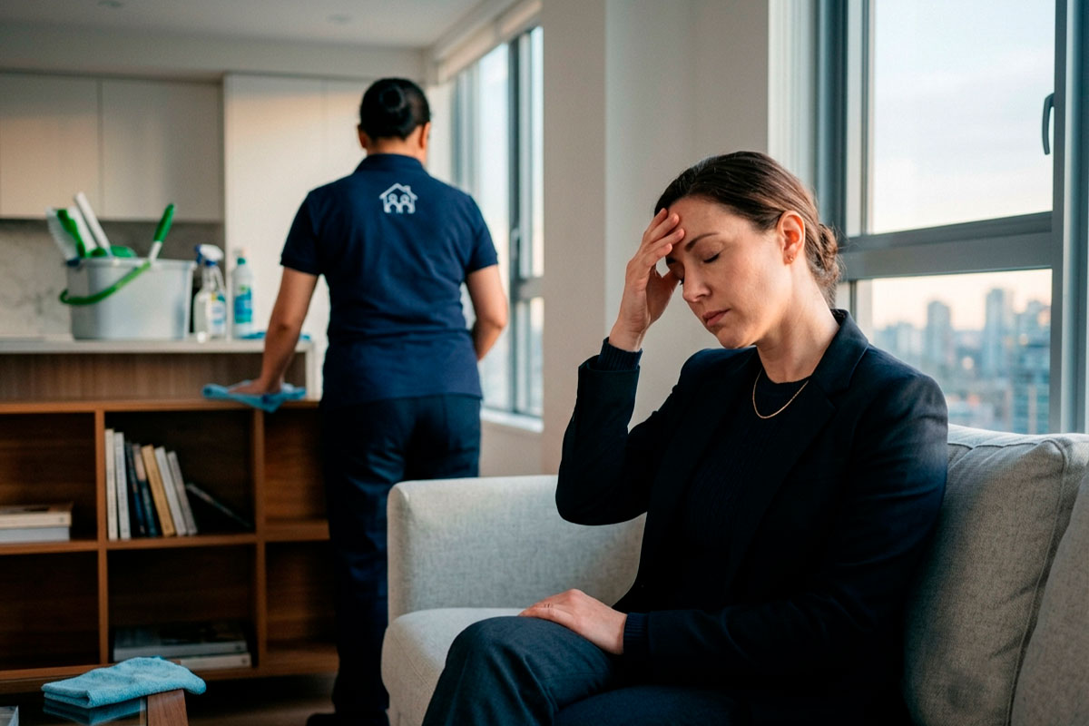 Restoring executive sanity with house cleaning for busy professionals