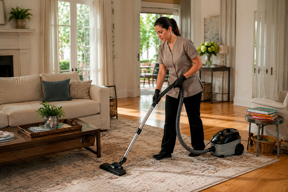 Biweekly summer house cleaning keeps a Monmouth County home consistently tidy