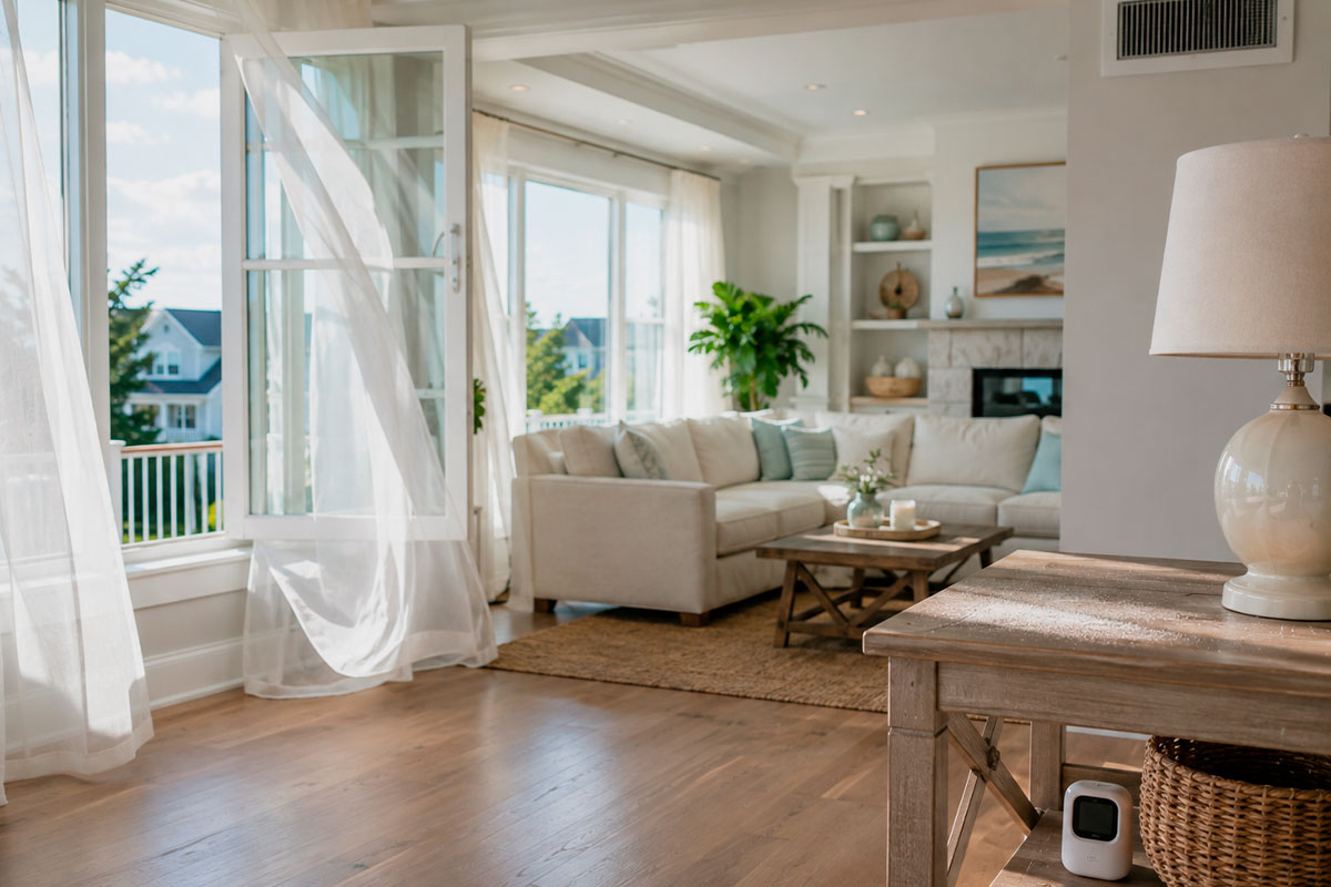 Freshening a Monmouth County home after being away on vacation